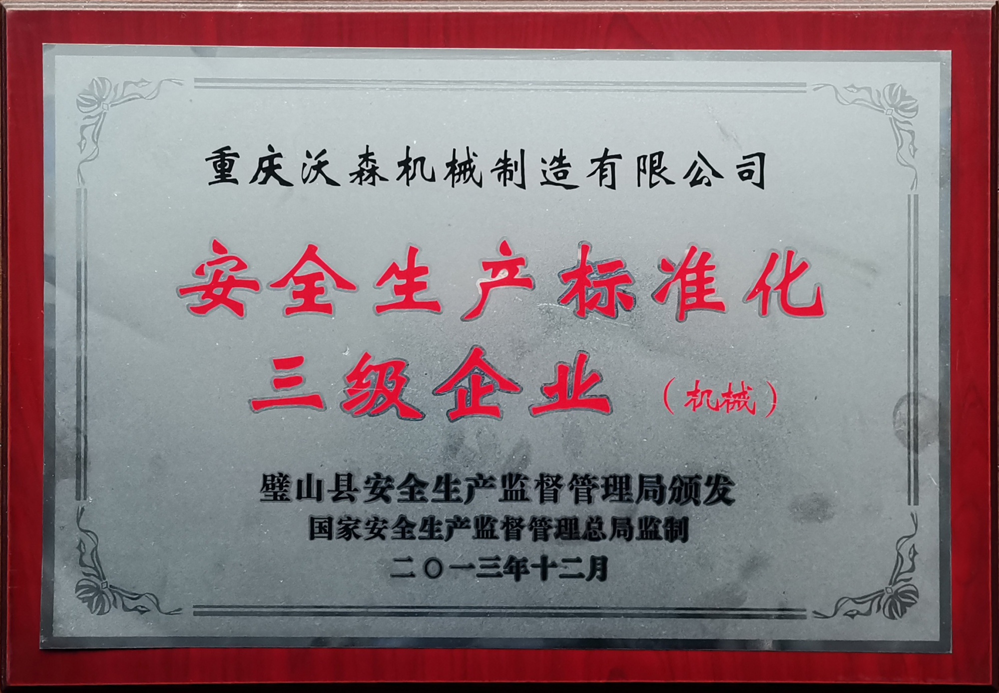 Watson Safety Production Standardization Third Level Enterprise